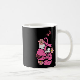 Brustkrebs Boxing Handschuh Rosa Band Bewusstsein  Kaffeetasse