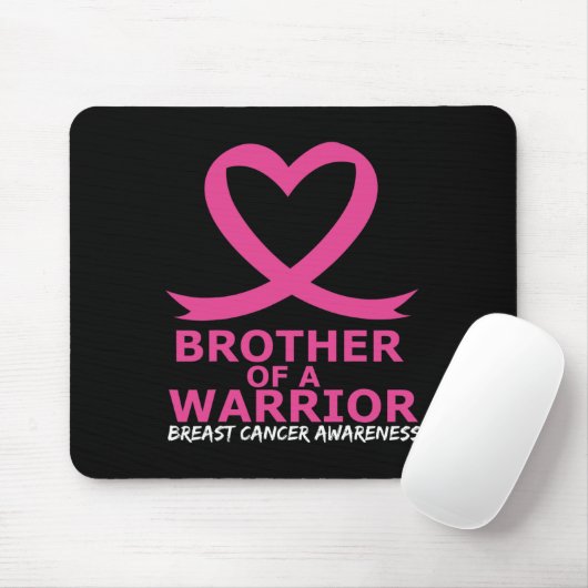 Brustkrebs Bruderschaft eines kriegerischen rosa H Mousepad (Mit Mouse)