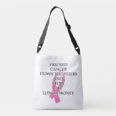 Brustkrebs-Bulle Tragetaschen Mit Langen Trägern (Rückseite)