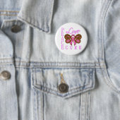 Brustkrebs Butterfly Peace Liebe Heilung Button (Beispiel)