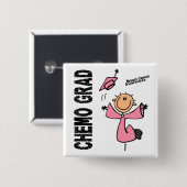 Brustkrebs CHEMO ABSOLVENT 1 Button (Vorne & Hinten)