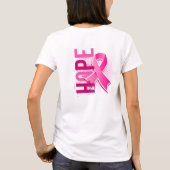 Brustkrebs der Hoffnungs-2 T-Shirt (Rückseite)