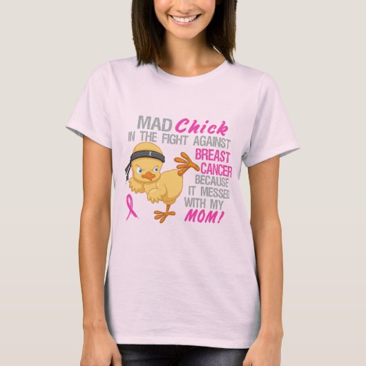 Brustkrebs der Mama 3 T-Shirt (Vorderseite)