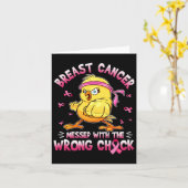 Brustkrebs, der mit den Fehlleistungen gewitzt wur Karte (Gelbe Blume)