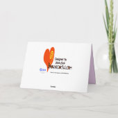 Brustkrebs, der rosa Band-Engels-Karte betet Karte (Rückseite)