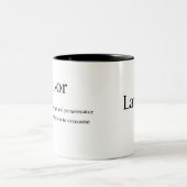 Brustkrebs des Kriegers, Geschenk des Krebskampfs  Zweifarbige Tasse (Mittel)
