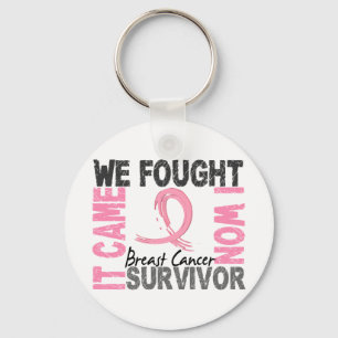 Brustkrebs des Überlebend-5 Schlüsselanhänger