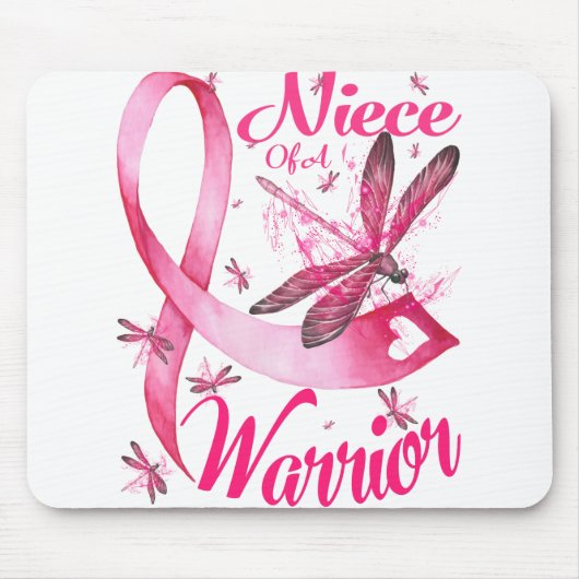 Brustkrebs eines Kriegers Mousepad (Vorne)
