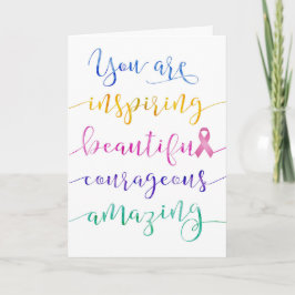 Brustkrebs - erinnern Sie sich, an wem Sie sind Karte