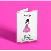 Brustkrebs-Ermutigung Karte