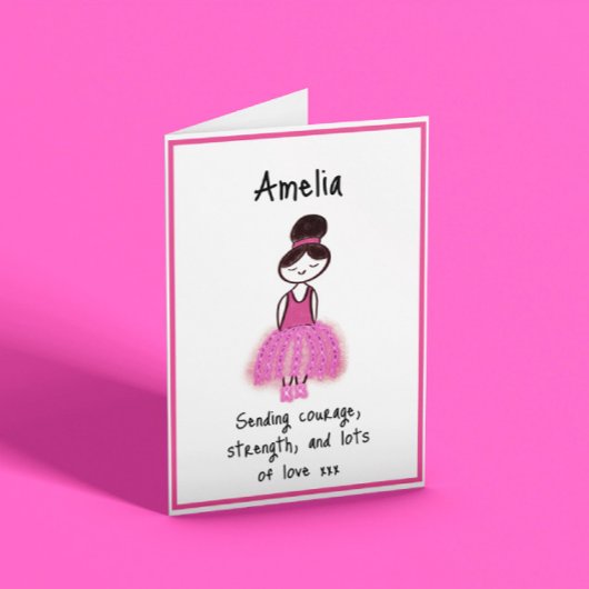 Brustkrebs-Ermutigung Karte