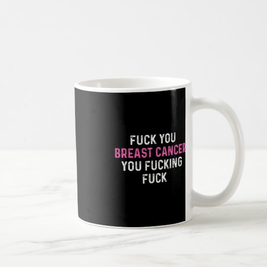 Brustkrebs Fick Brustkrebs Bewusstsein Kaffeetasse (Rechts)