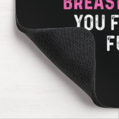 Brustkrebs Fick Brustkrebs Bewusstsein Mousepad (Ecke)