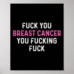 Brustkrebs Fick Brustkrebs Bewusstsein Poster
