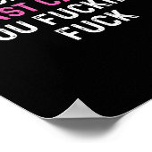 Brustkrebs Fick Brustkrebs Bewusstsein Poster (Ecke)