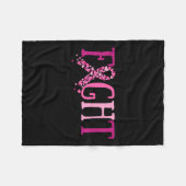 Brustkrebs Fleecedecke (Vorderseite (Horizontal))