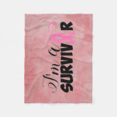 Brustkrebs Fleecedecke (Vorderseite)