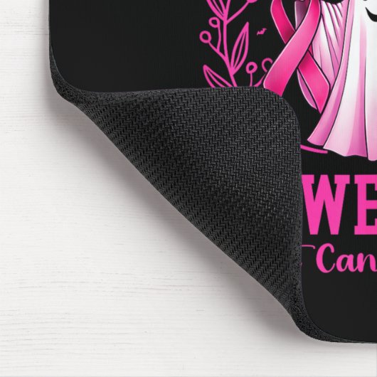 Brustkrebs Frauen Halloween im Oktober tragen wir Mousepad (Ecke)