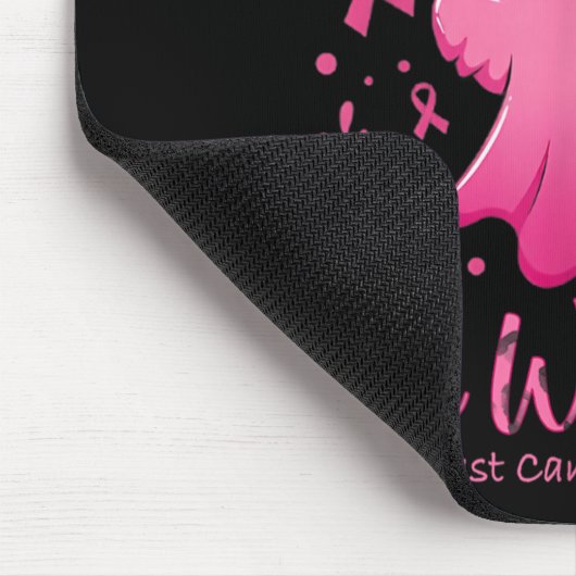 Brustkrebs Frauen Halloween im Oktober tragen wir Mousepad (Ecke)