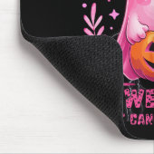 Brustkrebs Frauen Halloween im Oktober tragen wir Mousepad (Ecke)