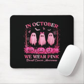 Brustkrebs Frauen Halloween im Oktober tragen wir Mousepad (Mit Mouse)