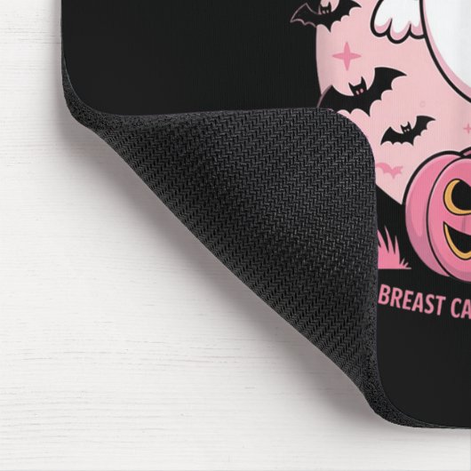 Brustkrebs Frauen Halloween im Oktober tragen wir Mousepad (Ecke)