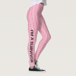 Brustkrebs Führen Sie Ihren Namen doppelter rosa R Leggings<br><div class="desc">Melden Sie sich den Rennen mit den rosafarbenen Bänder Leggings an,  Ihren Namen und Ihre Stärke oder Ihre Unterstützer.  Überzeugen Sie sich oder Ihren Text auf einer Seite.  Ihr Name oder wer Sie auf der anderen Seite unterstützen.</div>