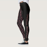 Brustkrebs - Führen Sie Ihren Namen Strong Pink Ri Leggings<br><div class="desc">Melden Sie sich den Rennen mit den rosafarbenen Bänder Leggings an,  Ihren Namen und Ihre Stärke oder Ihre Unterstützer.</div>