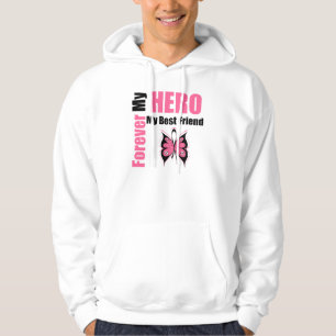 Brustkrebs für immer mein Held mein bester Freund Hoodie