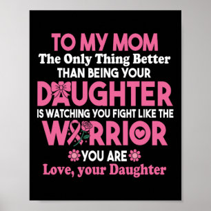 Brustkrebs für meine Mama, die dich wie den Poster