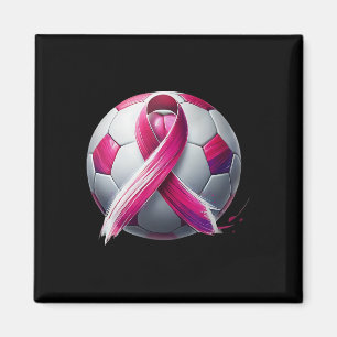Brustkrebs-Fußball Byll Pink Ribbon Kick für eine  Magnet