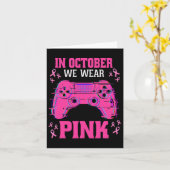 Brustkrebs Gaming Kids Jungen Jugend 1 Karte (Gelbe Blume)