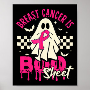 Brustkrebs Gastgeber Halloween Brustkrebs Awaren Poster