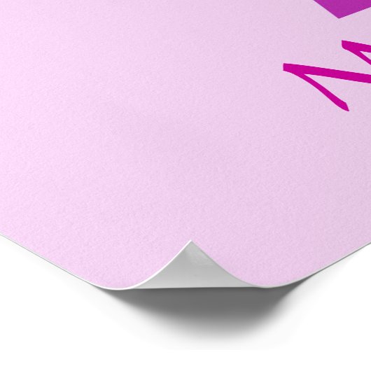 Brustkrebs Gebet rosa Ribbon Angel Poster (Ecke)