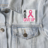 Brustkrebs gibt nie auf button (Beispiel)