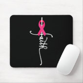 Brustkrebs Glaube Brustkrebs Bewusstsein Mousepad (Mit Mouse)