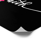 Brustkrebs Glaube Brustkrebs Bewusstsein Poster (Ecke)
