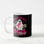 Brustkrebs-Halloween-Bewusstsein Kaffeetasse (Links)