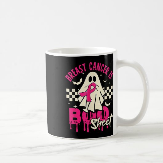 Brustkrebs-Halloween-Bewusstsein Kaffeetasse (Rechts)