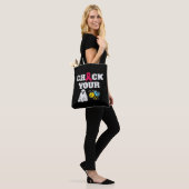 Brustkrebs Halloween Tasche (Am Model)