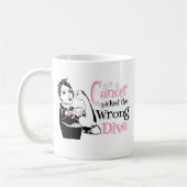 Brustkrebs hat die falsche Diva gefunden Kaffeetasse (Links)