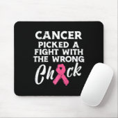 Brustkrebs hat ein falsches Kick-Bewusstsein gefun Mousepad (Mit Mouse)