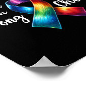 Brustkrebs hat einen Kampf mit dem falschen Kätzch Poster (Ecke)