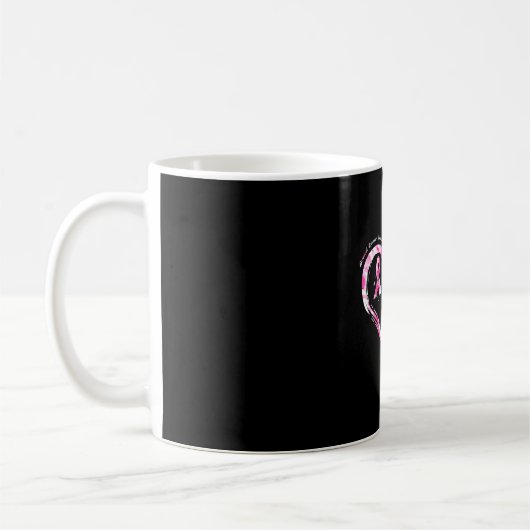 Brustkrebs Herz Libellen Bewusstsein Frauen Kaffeetasse (Links)