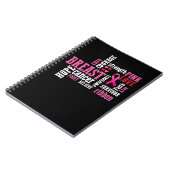 Brustkrebs Hoffnung Brustkrebs 25 Notizblock (Linke Seite)