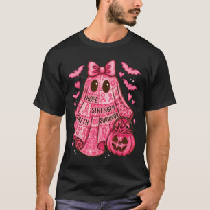 Brustkrebs Hoffnung Kraft Glaubensstifter Geist W T-Shirt