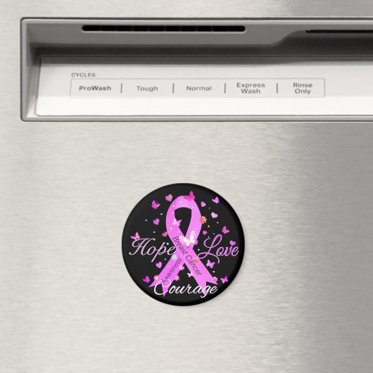Brustkrebs Hoffnung Liebe Mut Magnet (In Situ (Geschirrspüler))