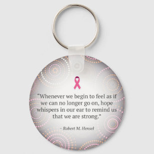 Brustkrebs: Hoffnung Schlüsselkette. Schlüsselanhänger