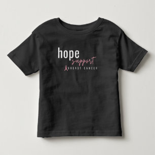 Brustkrebs. Hoffnung Unterstützung. Kleinkind T-Sh T-shirt
