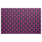 Brustkrebs Hot Pink Ribbon Muster Stoff (Fat Quarter (45,7 x 55,9 cm))